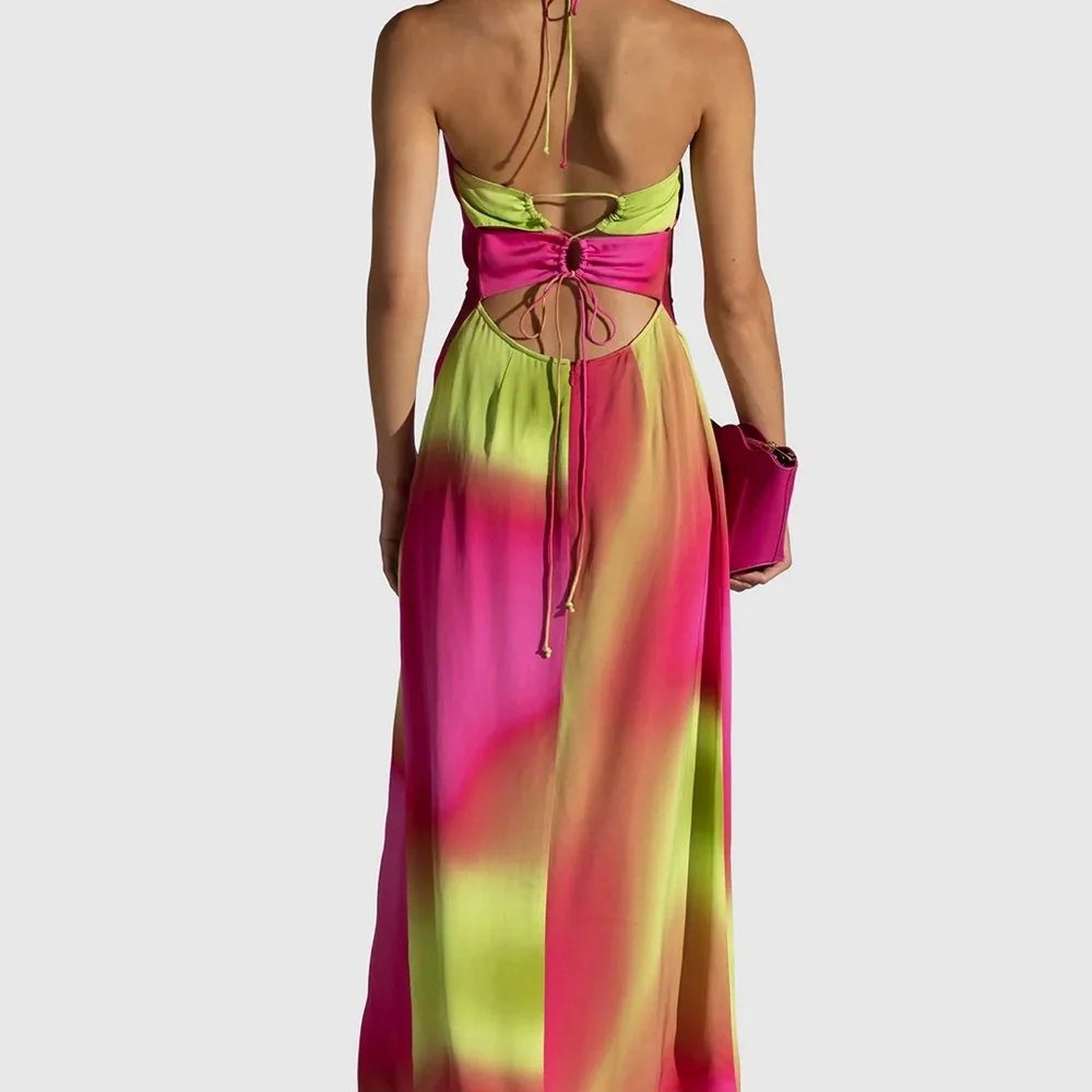 The Wolf Gang Makena Maxi Dress NWT - Picture 3 of 9